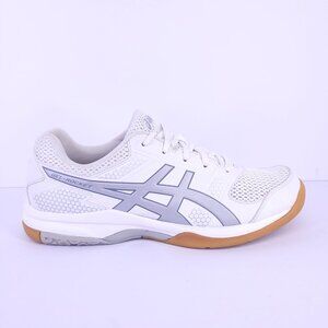 Asics Gel-Rocket B756Y White Silver Indoor Court Shoes Women’s 10.5 US